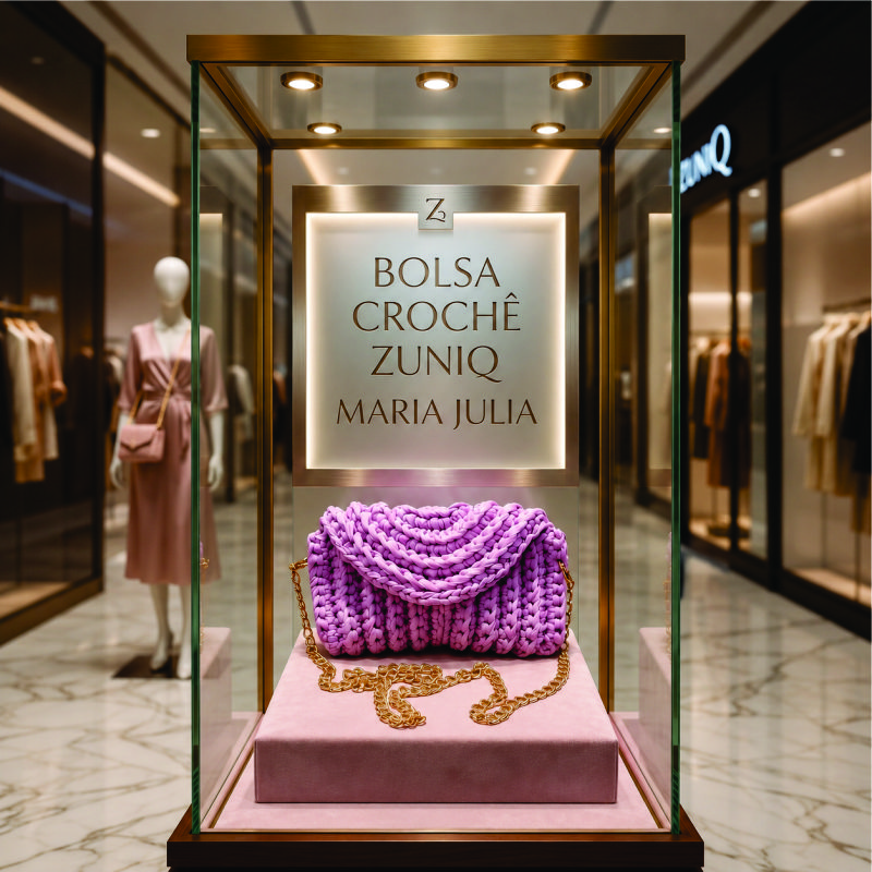 Bolsa de Crochê ZuniQ Coleção Maria Julia | Valor Unitário - Imagem 2