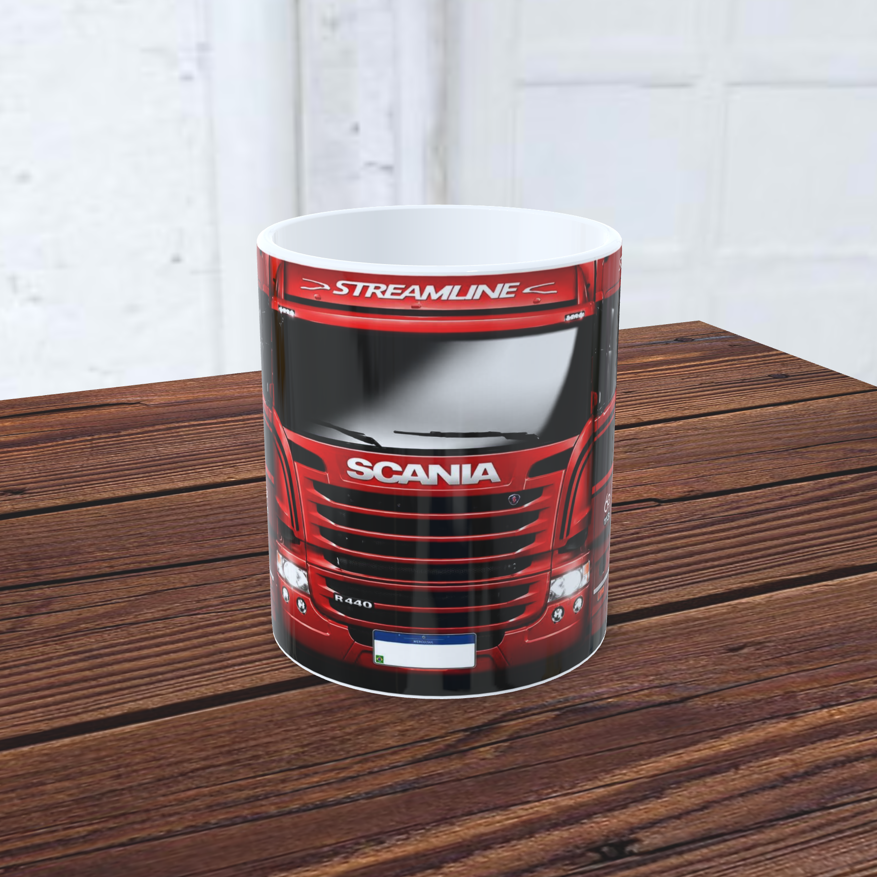caneca pporcelana carreta