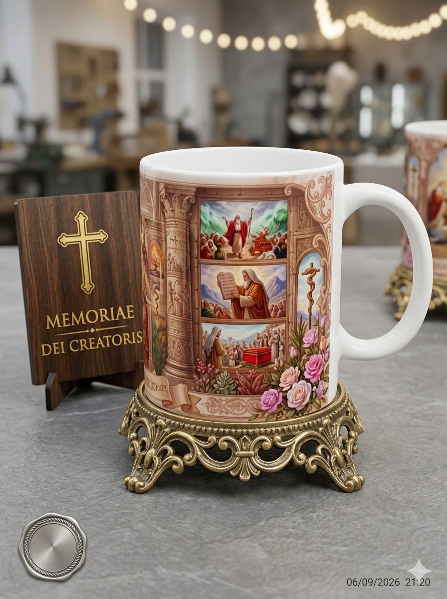 Caneca de Porcelana Personalizada Religiosa Moises 325ml | ZuniQ - Imagem 2