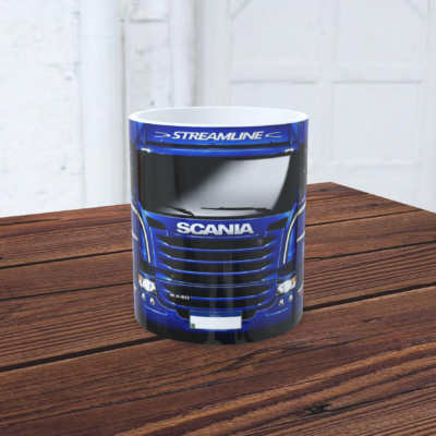 caneca porcelana carreta