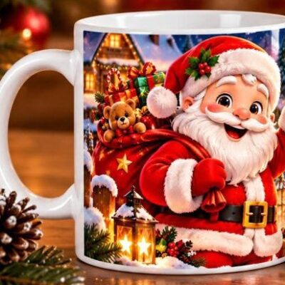 caneca personalizada natal