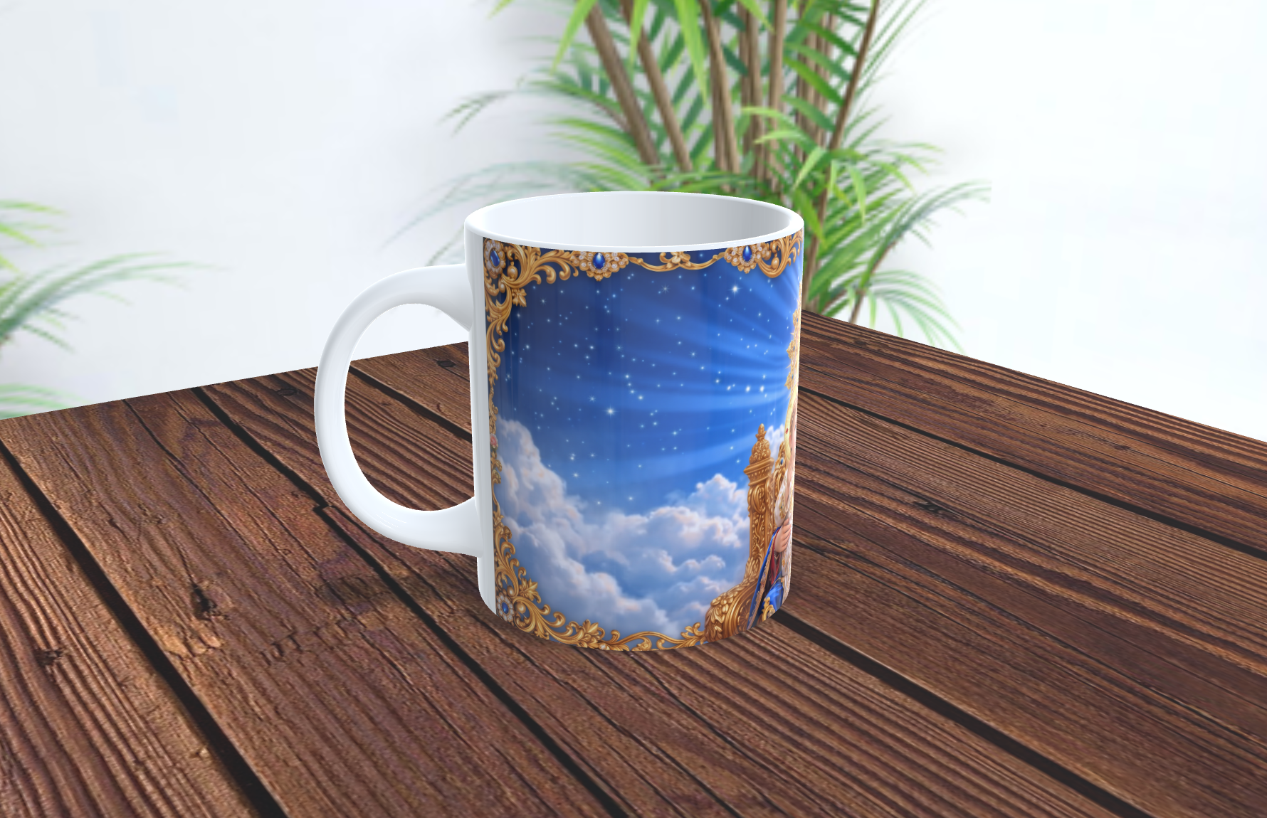 Caneca de Porcelana Personalizada 325ml | ZuniQ Cristã Nossa Senhora - Imagem 2
