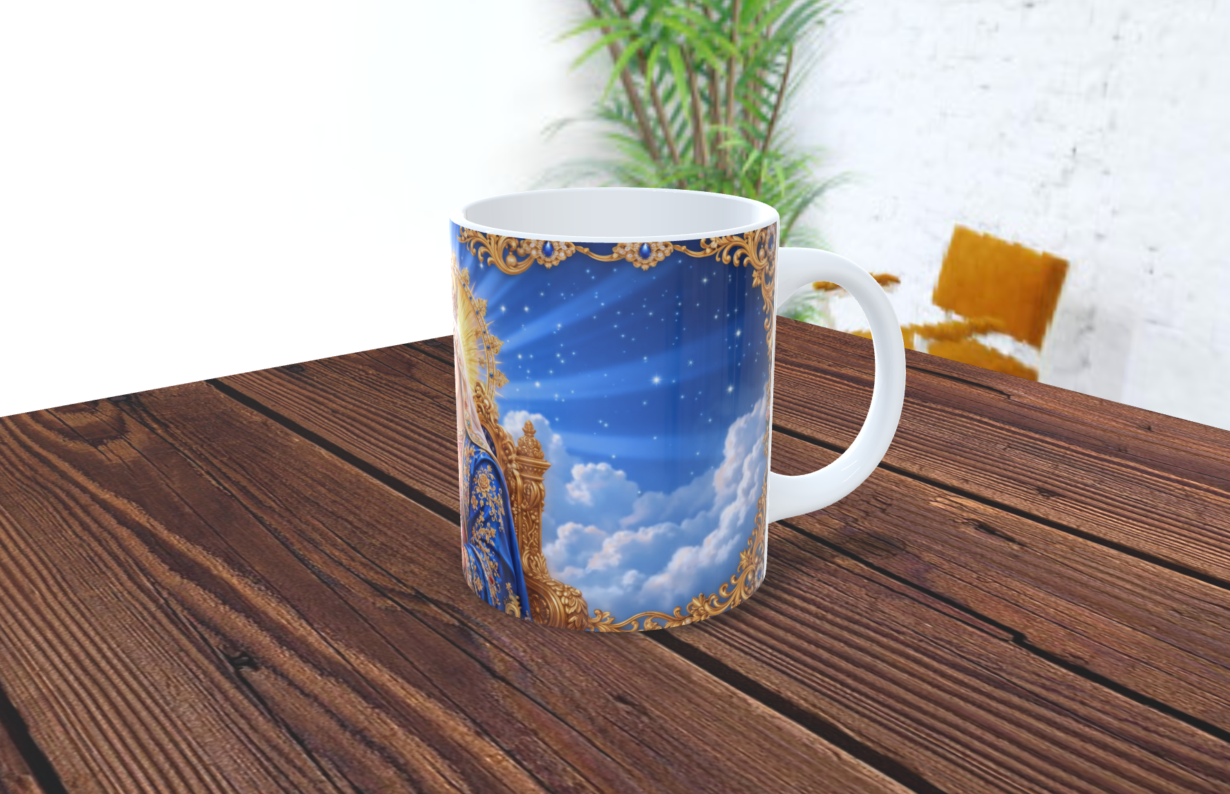 Caneca de Porcelana Personalizada 325ml | ZuniQ Cristã Nossa Senhora - Imagem 3